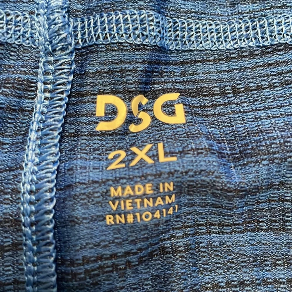 C14- DSG Men's 2X performance shorts NWT New Vibrant Blue Athletic Shorts